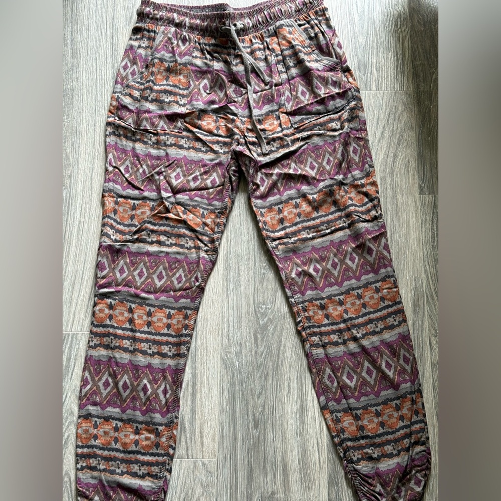 Rewash Joggers - Purple and Orange Pattern